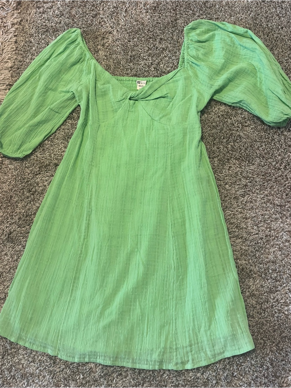 Billabong Light Green Mini Dress